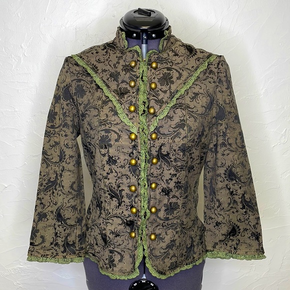 Lucy Paris Brocade Jacket NWT - Picture 1 of 11